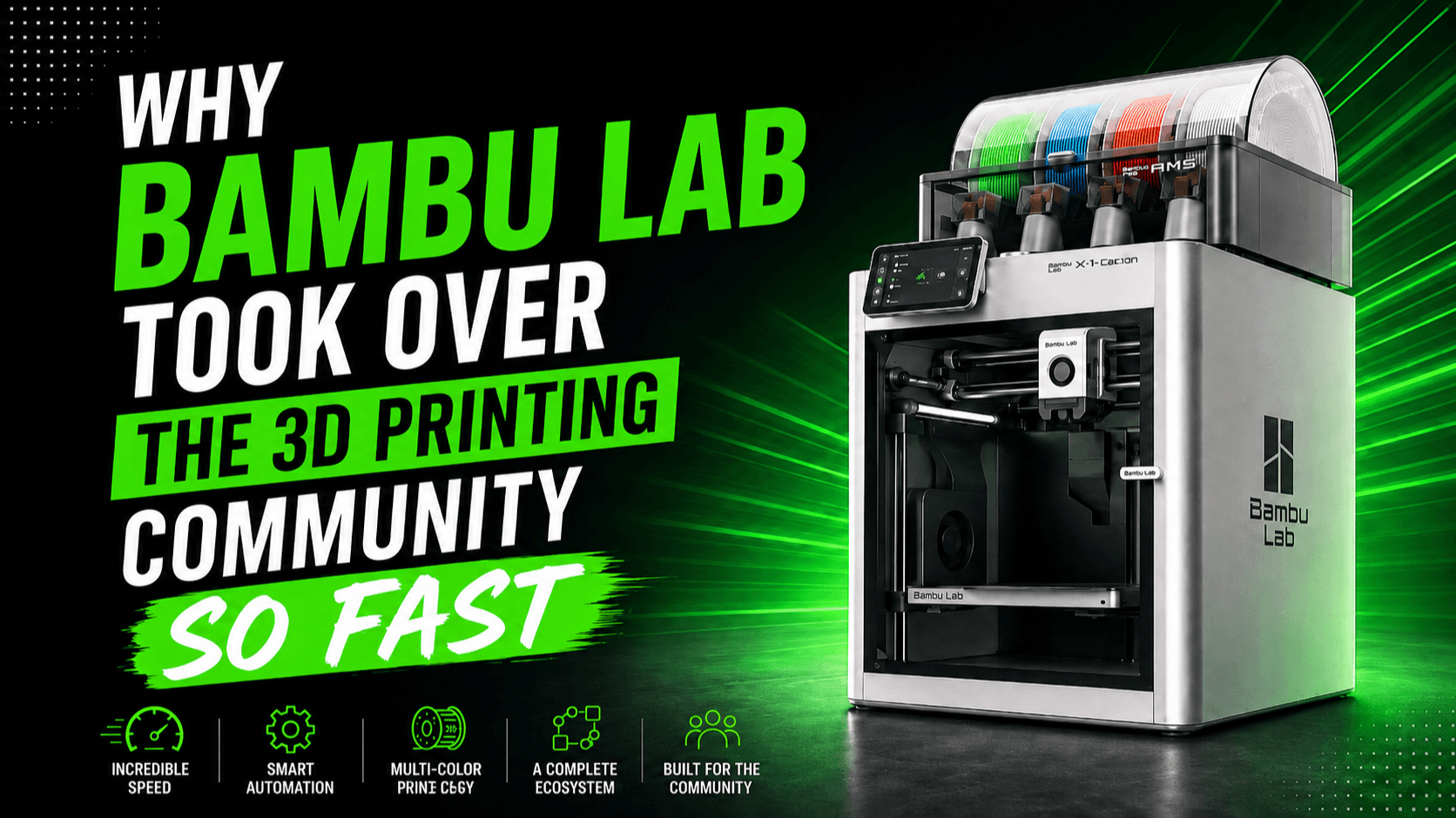 Why Bambu Lab Took Over the 3D Printing Community So Fast